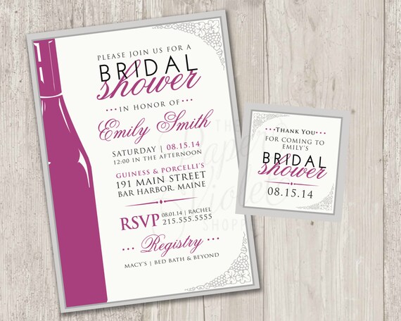 wine lover bridal shower invitation wine themed bridal shower invitation digital file wine themed bridal shower invitations