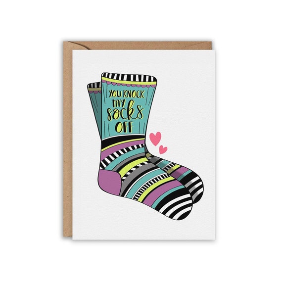 Knock My Socks Greeting Card Knock My Socks Greeting Card