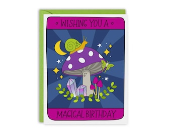 Magical Birthday Card, Wishing You a Magical Birthday, Birthday Card