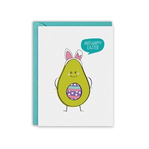 AVO Happy Easter, Cute Easter Card, Funny Greeting Card
