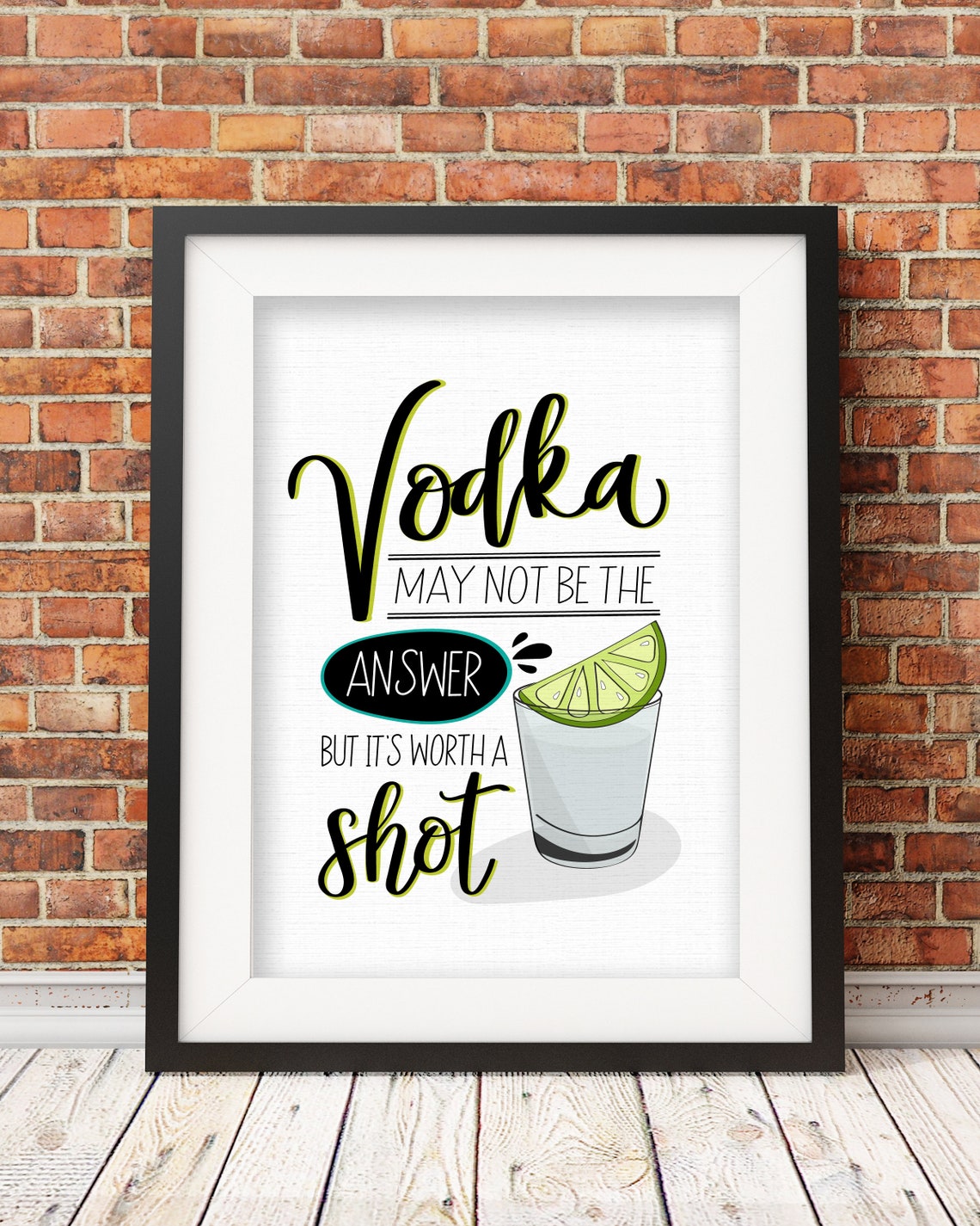Vodka May Not Be the Answer but It's Worth a Shot Etsy