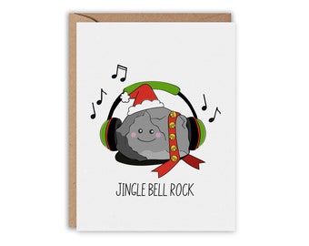 Jingle Bell Rock Card Holiday Greeting Card Funny Greeting - Etsy Jingle Bell Rock Card Holiday Greeting Card Funny Greeting - Etsy