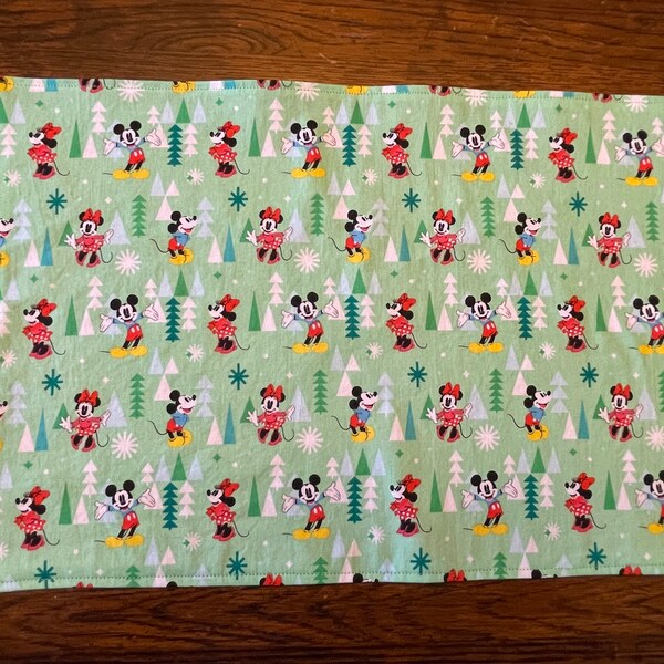 Mickey Mouse Christmas Placemats Etsy