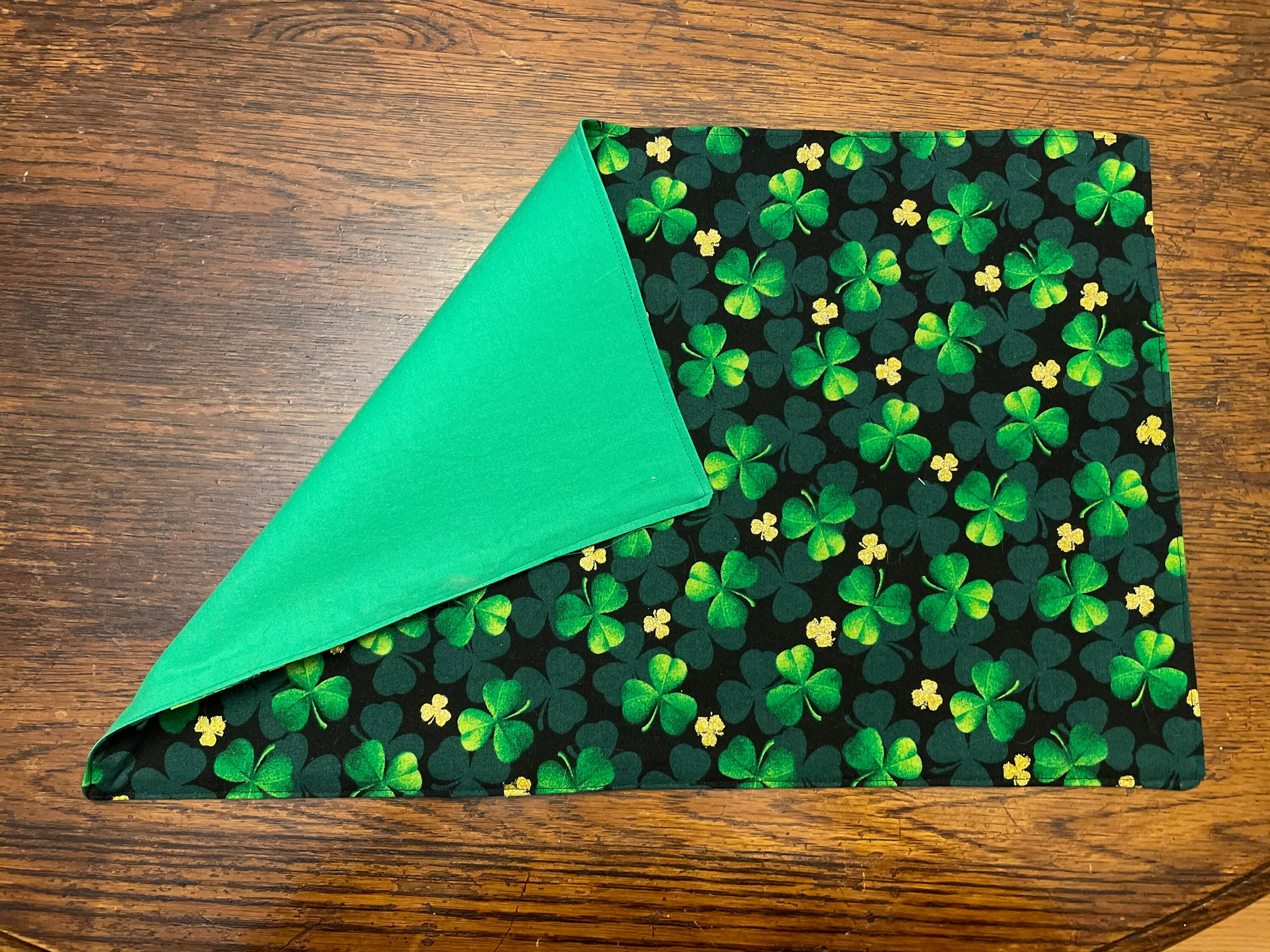 St. Patricks Day Placemats Shamrock Decorations Etsy