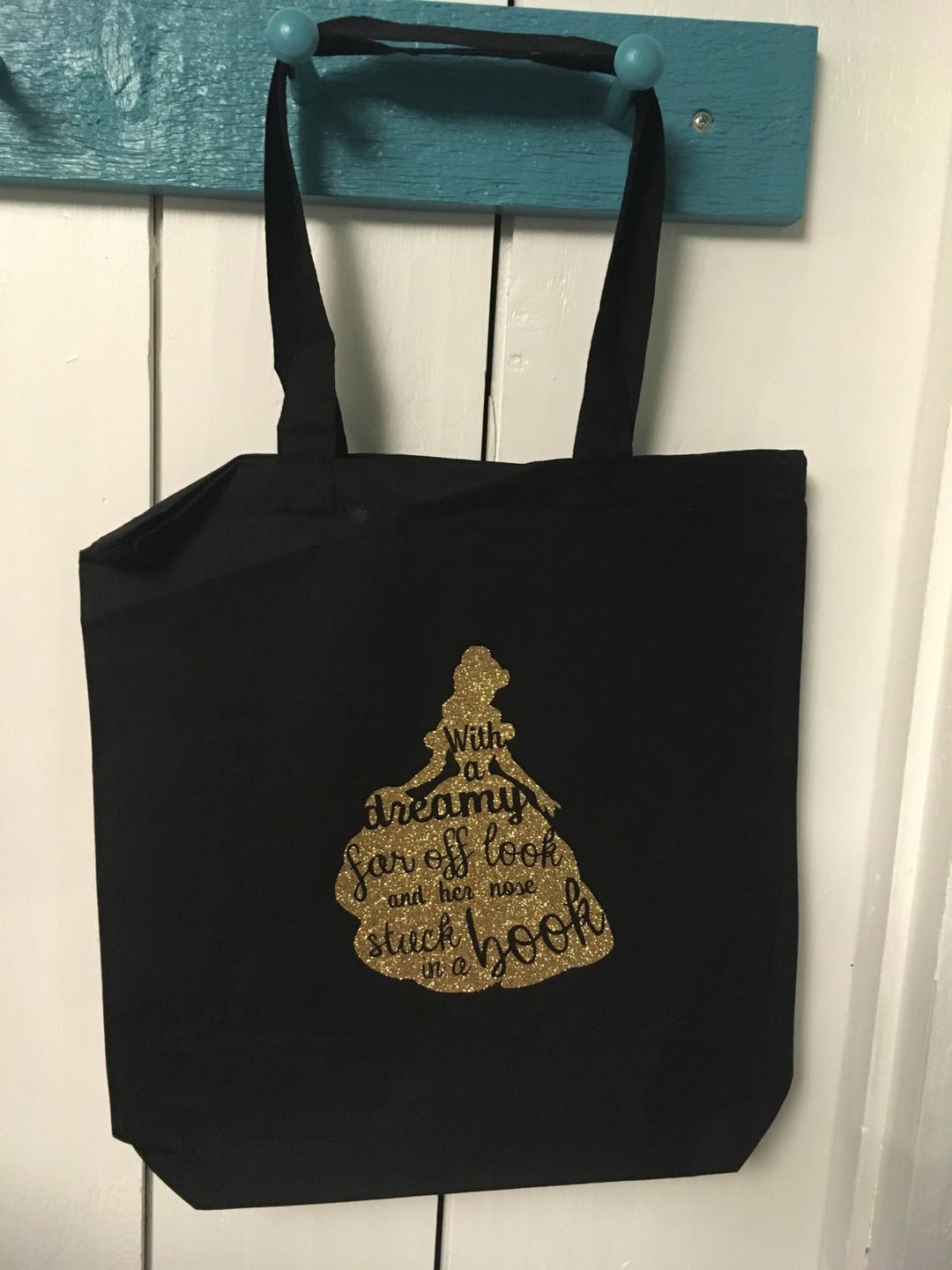 Tote Bag La Belle Et La Bête – Coton Beige, Taille Moyen, Neuf Avec étiquettes