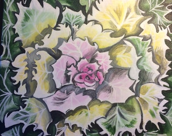 Ornamental Cabbage Painting