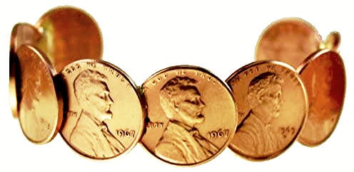 Copper 2024 penny bracelet