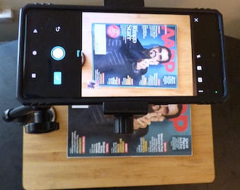 CamStand® ScanBoard GTMMS - Escáner de documentos de escritorio para smartphones