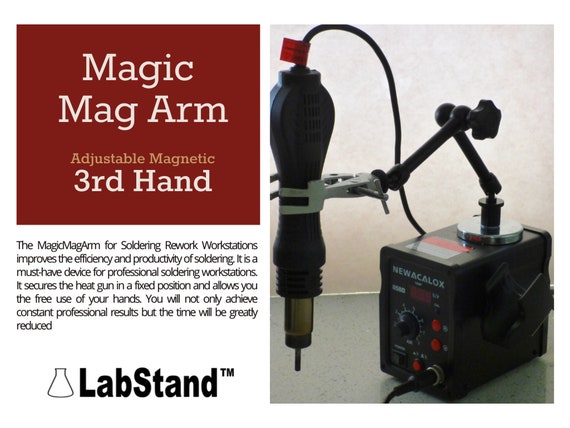 3rd Arm - Magic Mag Arm - Adjustable Magnetic For Soldering Workstations