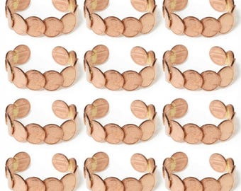 12 Quantity Lincoln Penny Cuff Bracelets USA Made (WHOLESALE PRICE)