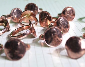 Genuine and Original Since 1975 Never-Broke Copper Rings - Custom Sized  Custom Dates Available - Made with real Copper Pennies