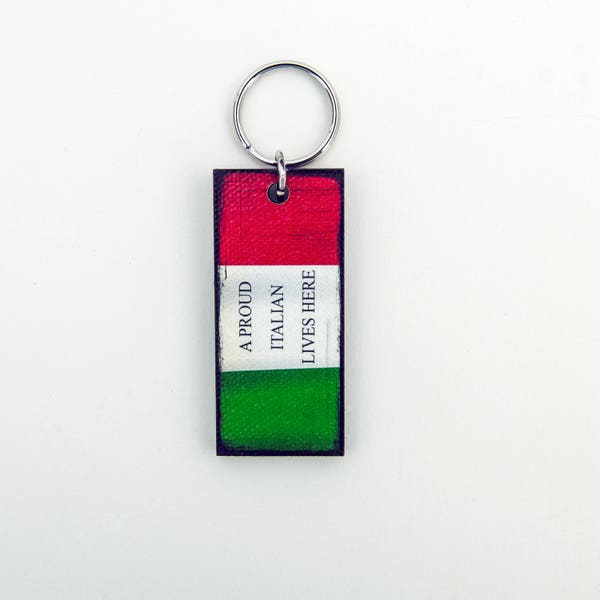 Italian Keychain, Italian Key Chains, Italian Key Rings, Italian Keys, Keychain Gift, Made in Michigan, Gift for New Driver, Dad Gift Keys