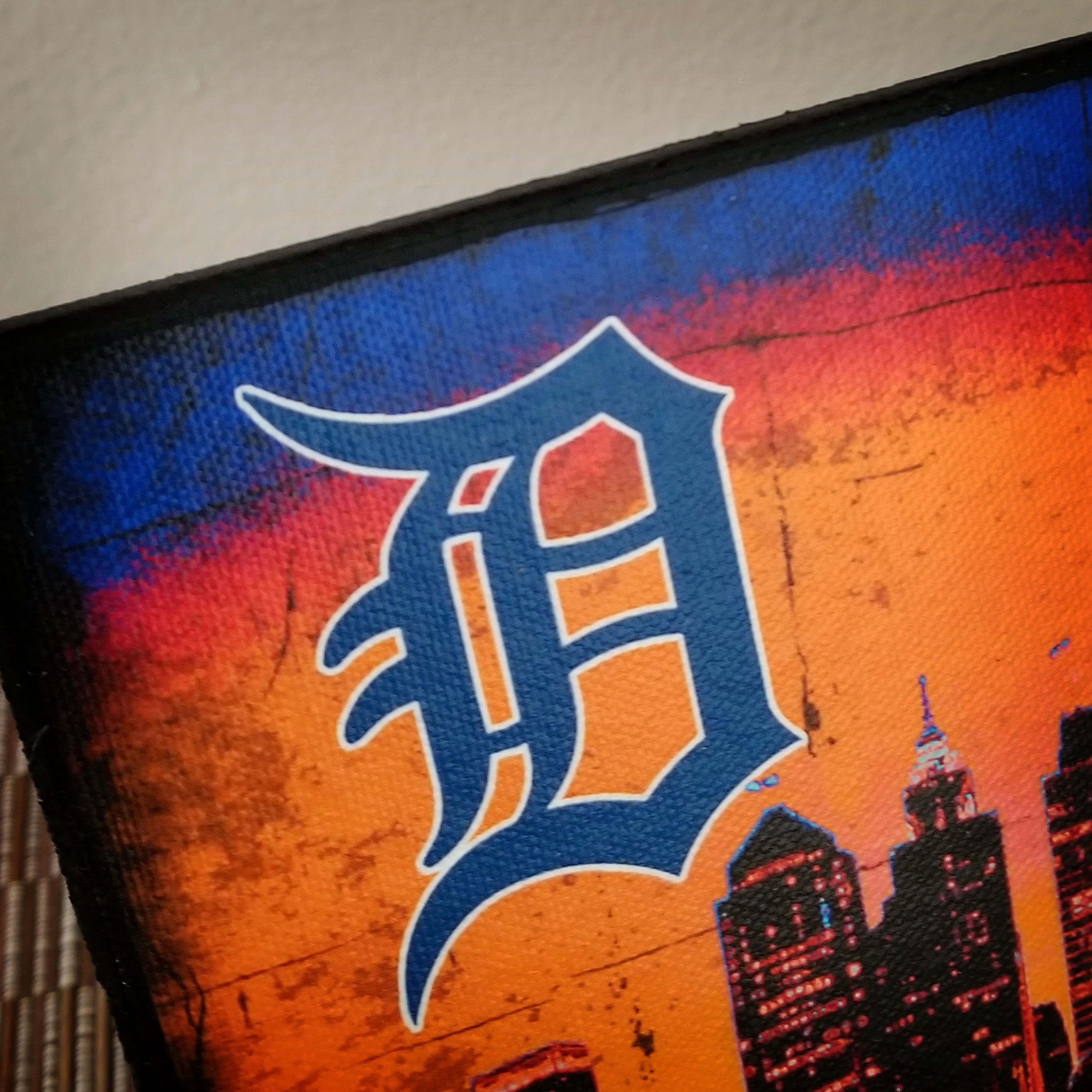 Detroit Wall Decor Detroit Tigers Baseball Regalo de Etsy