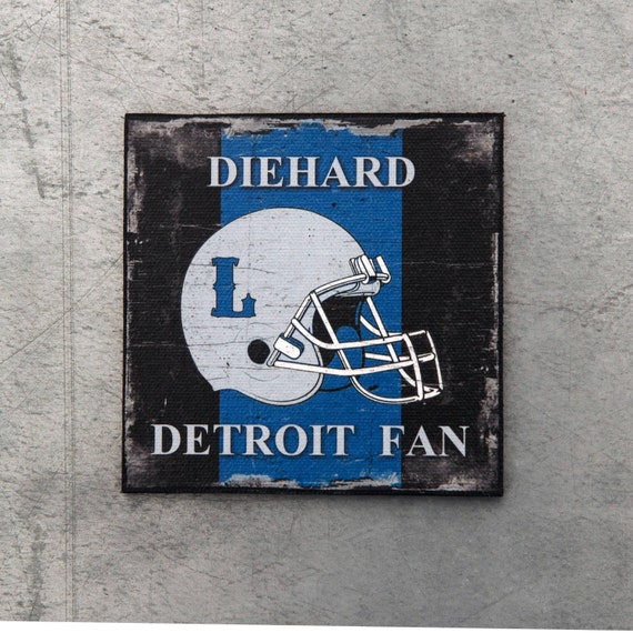 Detroit Lions Football Magnet Man Cave Refrigerator Sign Etsy