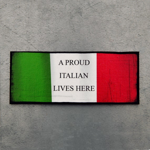 Italian Proud Magnet Italy Flag Man Cave Decor Refrigerator Etsy