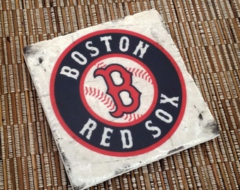 Boston Red Sox, Marble Coaster, Beer Coaster, Boyfriend Gift, Best Friend Gift, Gift For Him, Gift Fort Dad, College Dorm Decor, Graduation