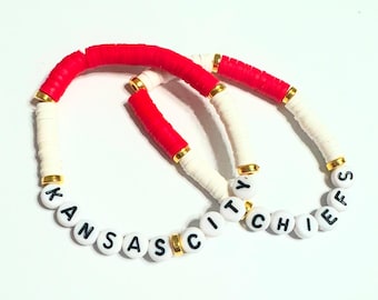 Kansas City Chiefs Stackable Bracelet