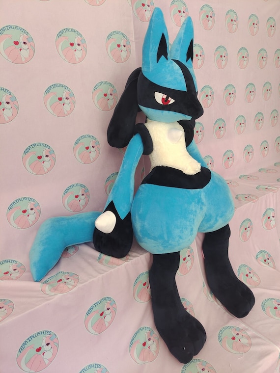 Life-Sized Pokemon Lucario Plush is Available for Pre-Order