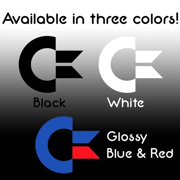 Commodore Logo Sticker Decal C= C64 Amiga Vintage Retro Computer Commodore 64