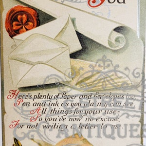Greetings Vintage Post Card, Digital file, postcard, antique, graphic, flowers, hello, welcome, greeting, hi, floral, antique