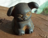Cast Iron Griswold Pup Puppy Advertising Figurine Figure Paperweight Mini Miniature Tiny Dog Collectibles Home Decor