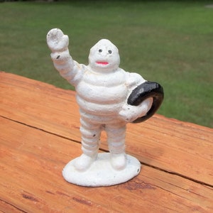 Ancienne figurine mascotte le Bibendum MICHELIN pour camion - advertising  mascot