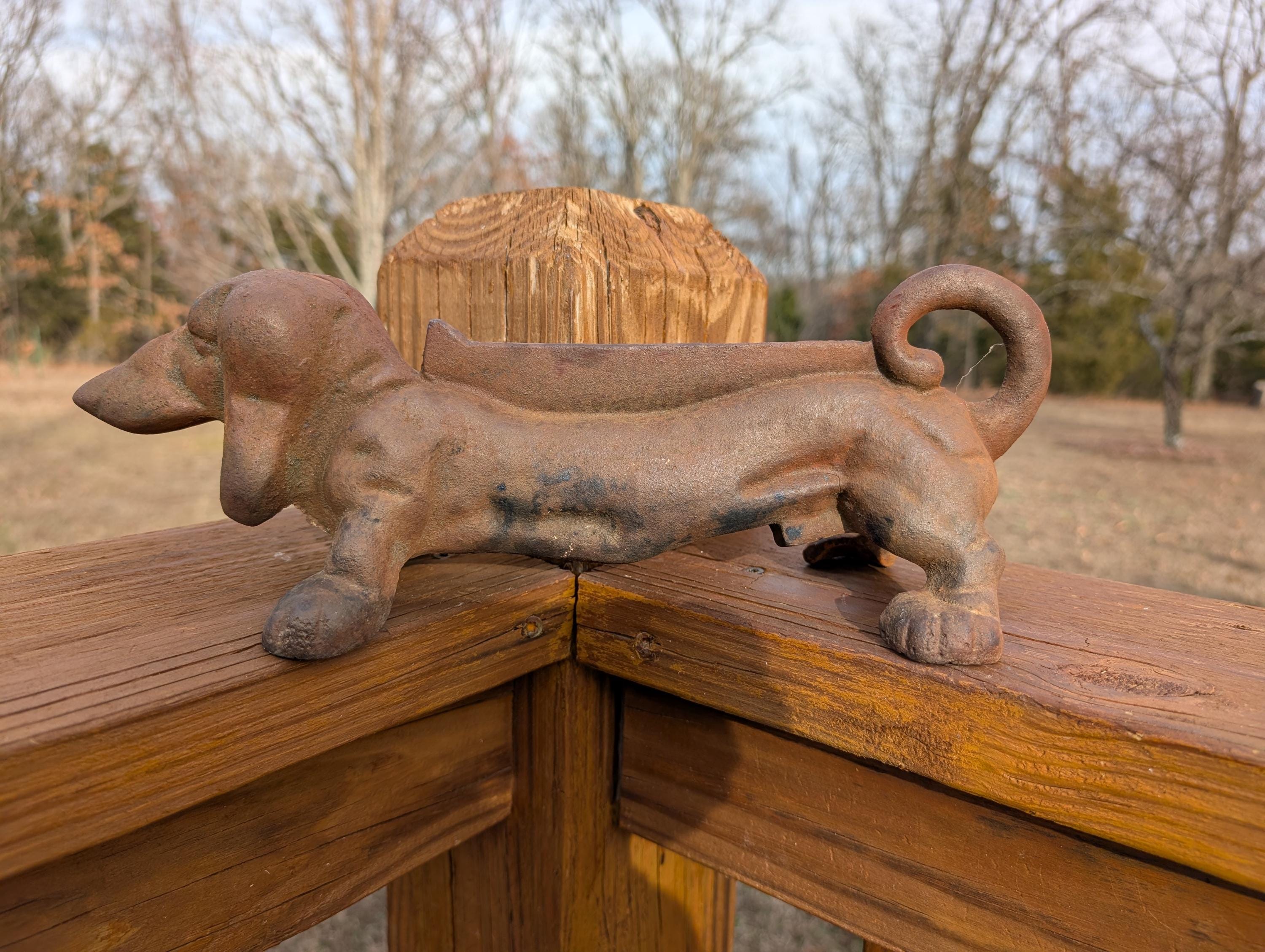 Hand Carved Brown Wood Wingtip door stop Signed on bottom of shoe Beaverman - oak door stop with turned handle | Mouseman  main image 3