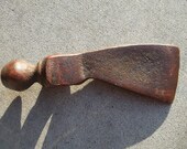 Cast Iron Tomahawk Peace Pipe AX AXX Hatchet Trade Axe Tool Metal
