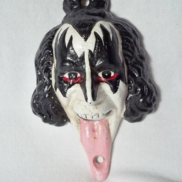 Gene Simmons KISS Bottle Opener! Wall Mount! ROCK & ROLL Beer Soda Pop Opener!