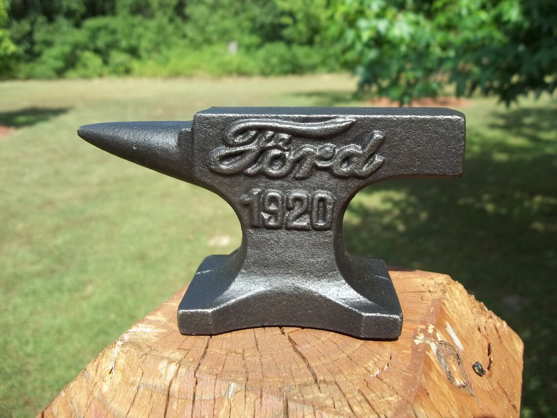 Cast Iron FORD 1920 Mini Anvil Salesman Sample Blacksmith Tool Etsy
