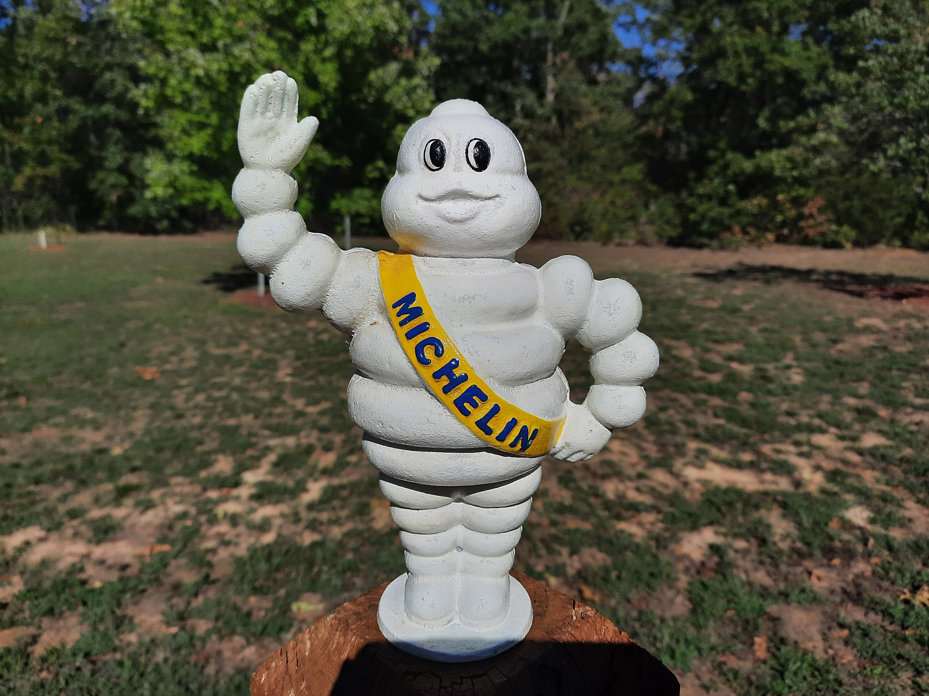16 Michelin Man Mascot doll Bibendum Truck Tire Real 100%