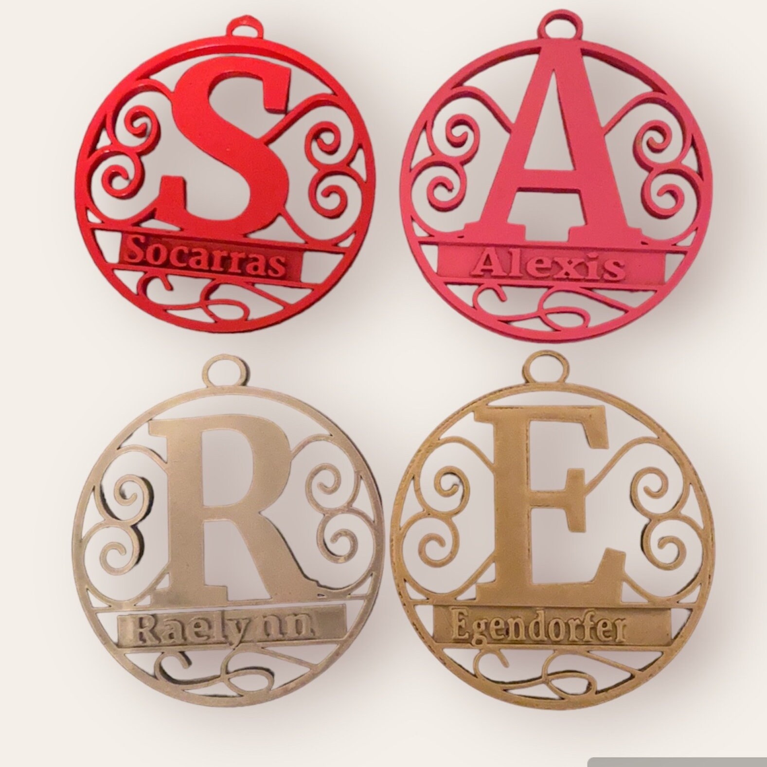 Christmas Bauble Decorations Winter Family Decor Traditional Etsy Ireland