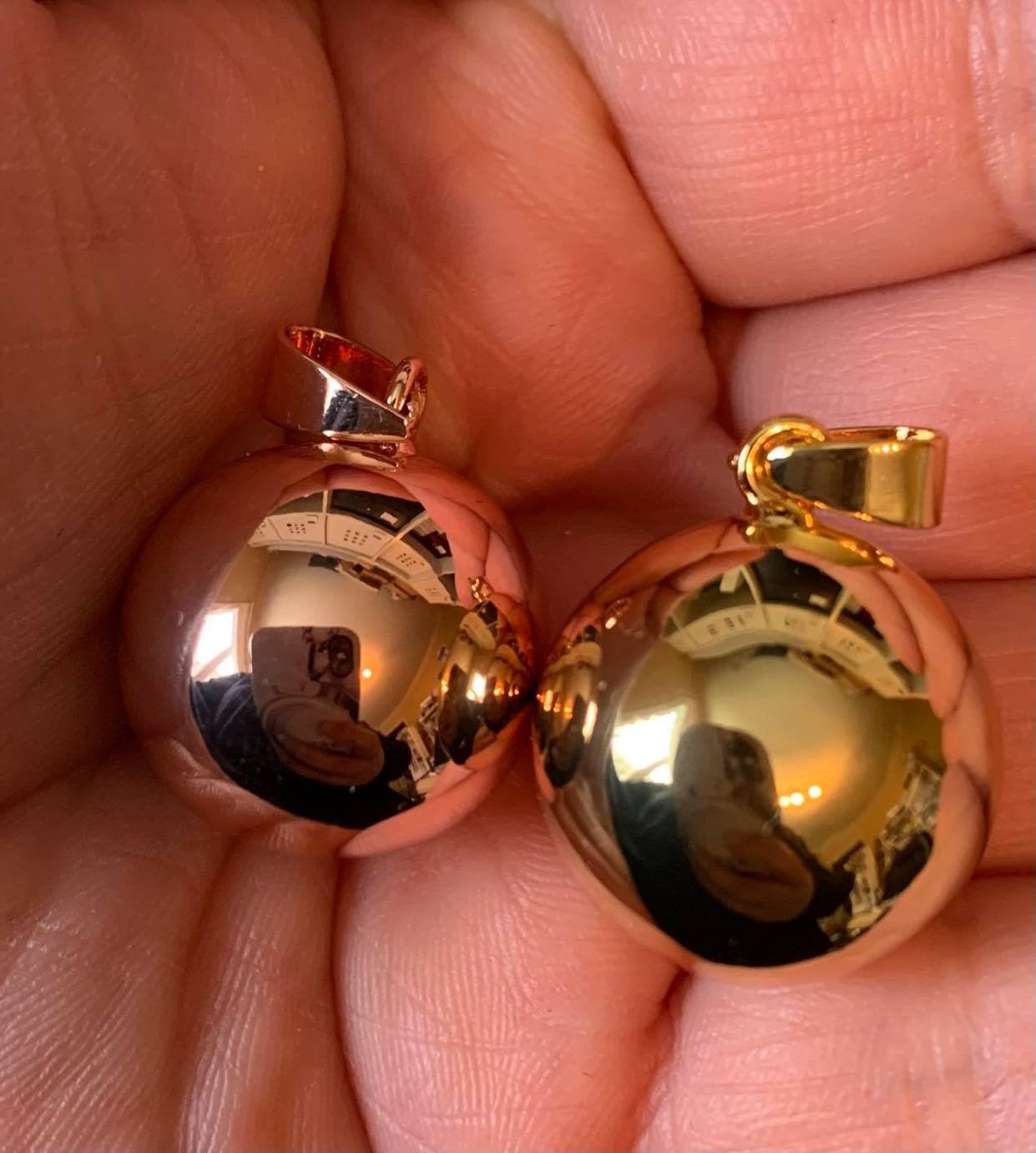 NEW - Bola Olfée - Pregnancy necklace - Baby - Tinkle  - Soothing jewel - Mother child link - Yellow gold - Pink gold - Rose gold - Gold