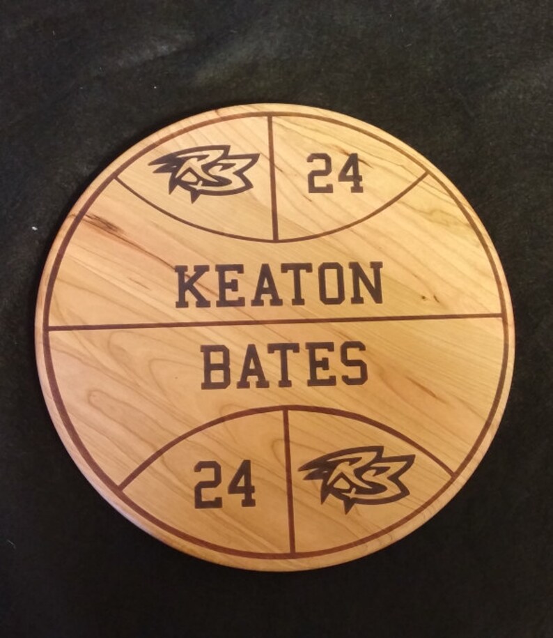 Basketball Cutting Board Special Occasion Baseball Etsy