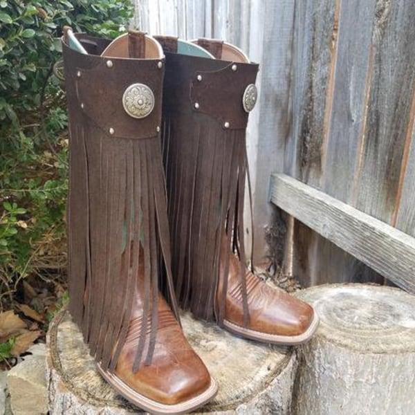 Fringe Boot Covers Etsy