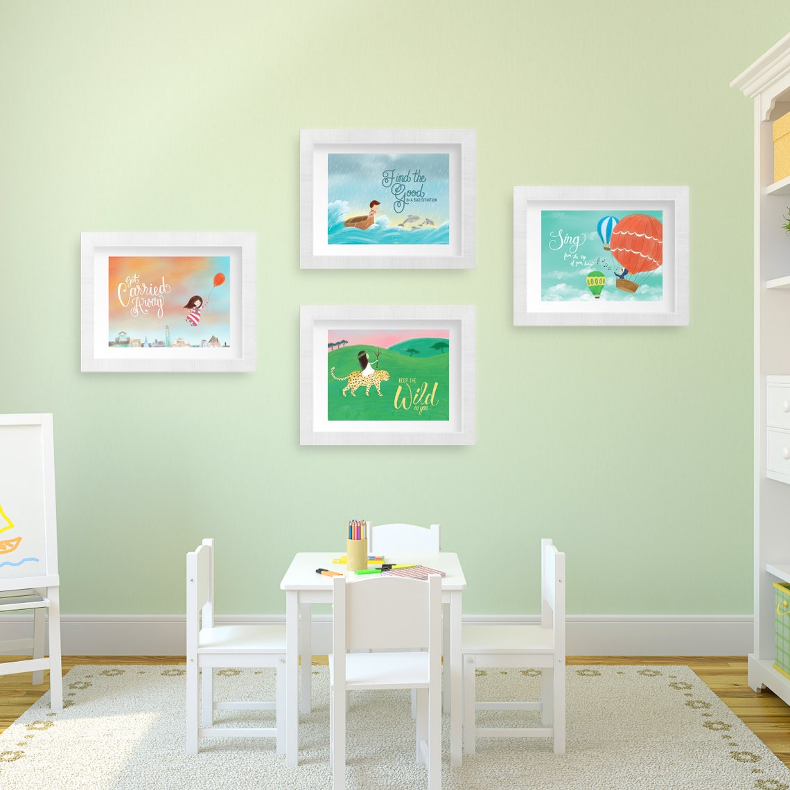 Find the Good Art Print Illustrated Children's Art Etsy