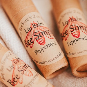 Jumbo Lip Balm, Peppermint, Gift for Boyfriend
