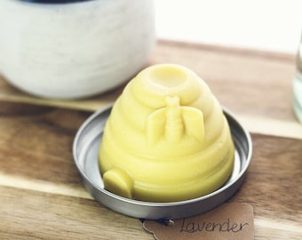Body Lotion Bar, Bee Skep, Mothers Day Gift from Son