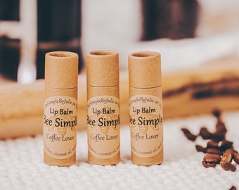 Coffee Lip Balm: All Natural Eco-Friendly Moisturizing Chapstick for Daily Care
