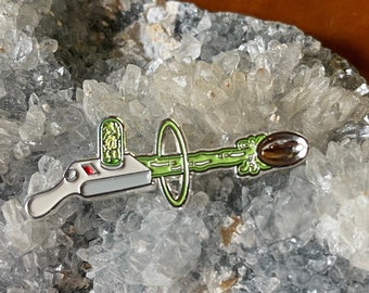 Portal Gun Spoon - not a pin/ no back posts