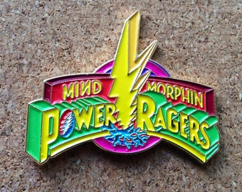 Mind Morphin Power Ragers Gold Hat Pin