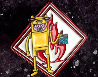 Breaking Bad / Adventure Time Mash-Up Hat Pin