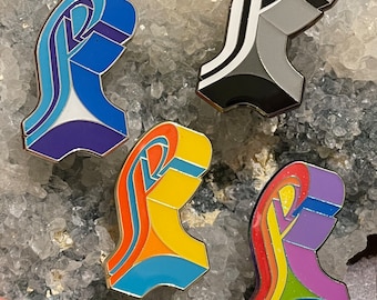 Pretty Lights Logo Swirl Pin