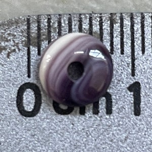 5201 5x2mm disc 2mm hole wampum quahog shell