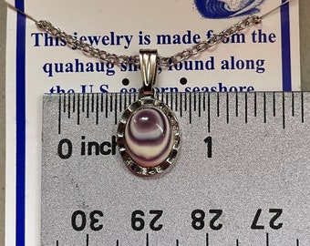 Wampum Shell BEADS 10mm Natural Quahog Shell Mercendaria USA Strand Bead  Supply for Making Jewelry 