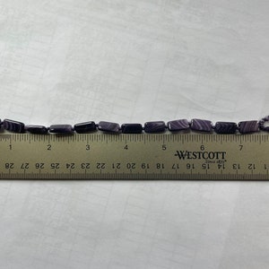 Wampum quahog shell beaded bracelet 8”