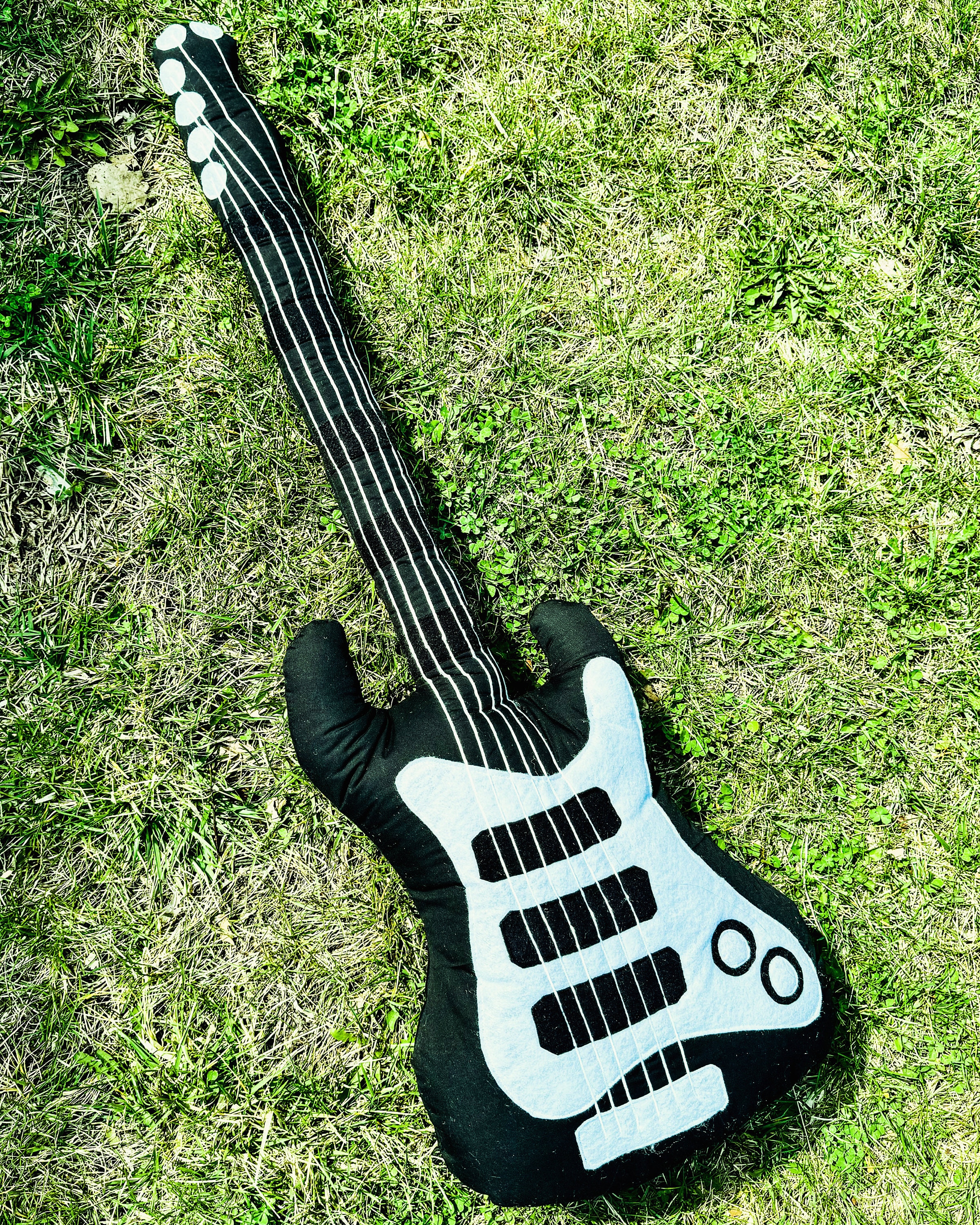 Guitar Shaped Pillow