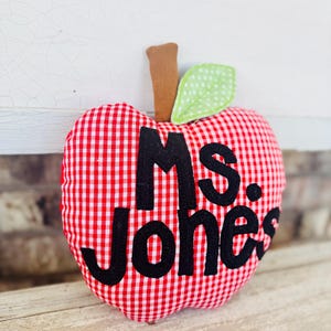 Apple Pillow - Teacher Appreciation