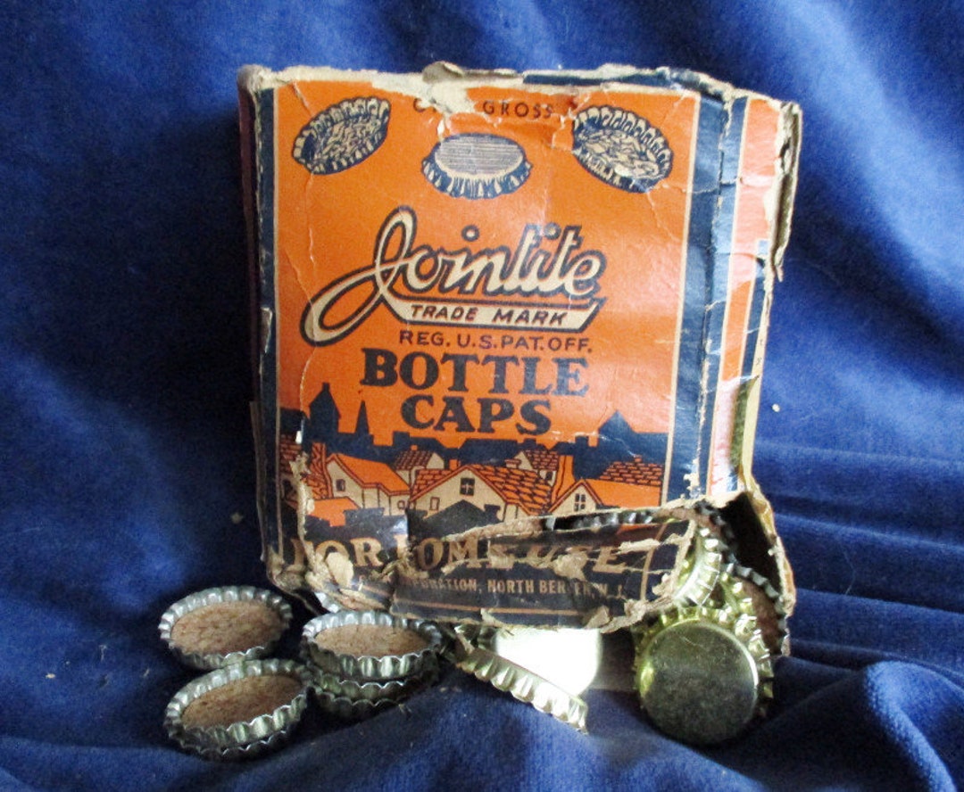 Buy Jointite Corklined Metal Bottle Caps Vintage for Home Use Online