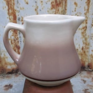 Individual Cream Pitcher - Vintage Restaurantware - 1960&#39;s Diner Style -Ombre Creamer - Ironstone